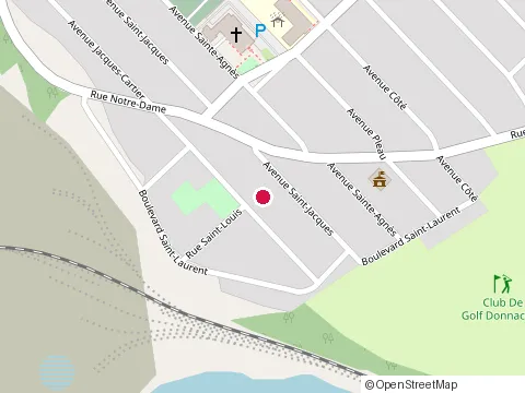 Location of Bar le Saint Donna at 192 Avenue St Jacques, Donnacona