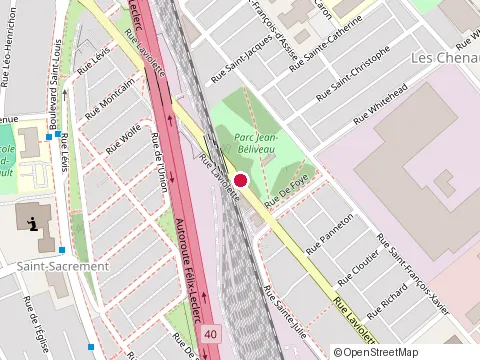 Location of Bar le Tunnel at 1633 Rue Laviolette, Trois-Rivières