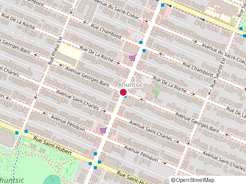 Location of Bar le Über at 1011 Rue Fleury E, Montréal