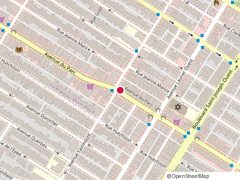 Location of Bar Minou at 5149 Park Ave, Montréal