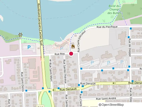 Location of Bar Riverain at 1676 Rue Roy, Sherbrooke