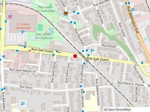 Location of Bar Salon Chez Helene at 378 Rue Galt O, Sherbrooke