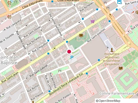 Location of Bar St-Matthew'S at 889 Cote Sainte-Genevieve, Québec