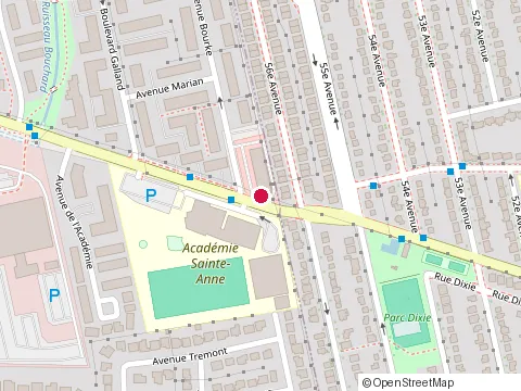 Location of Barbies Resto Bar Grill at 15 boulevard Bouchard, Dorval