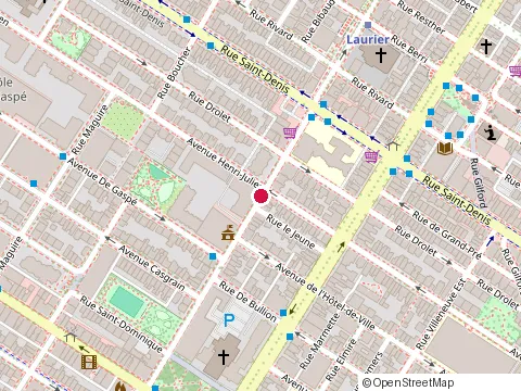 Location of Barbounya at 234 avenue Laurier O, Montréal