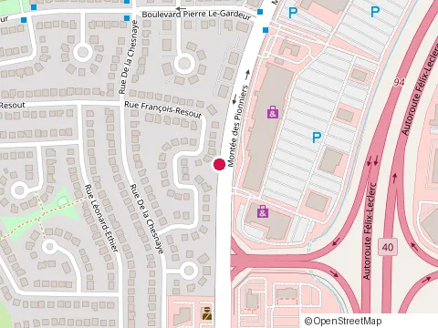 Location of Basha Lachenaie at 327 Mnt des Pionniers, Terrebonne