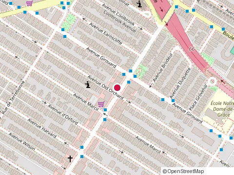 Location of Bassar Steakhouse Smokehouse at 5549 Monkland Ave, Montréal