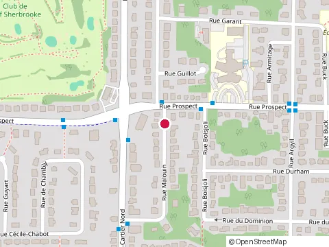 Location of Bateau Assurances Jean-Paul Pépin at 665 Rue Malouin, Sherbrooke