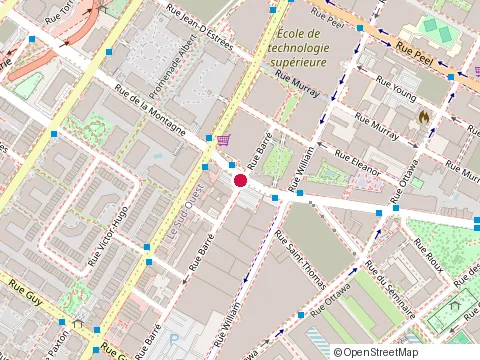 Location of Bâtiments et Infrastructures Chevarie at 1270 Rue Barré Aptmt 3, Montréal