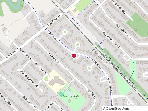 Location of Batinord Construction at 18955 Rue Boileau, Mirabel