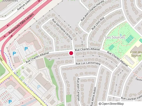 Location of Bb'S du Québec at 1110 Rue Germaine Lecours, Québec