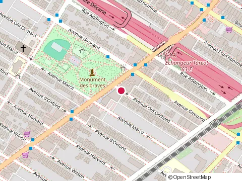 Location of Bbcm Fondation at 2259 avenue Old Orchard, Montréal