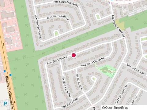 Location of Bbe Cpa Inc at 2555 de la Chouette Rue, Laval