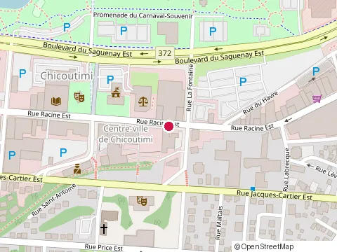 Location of Bc Assur at 269 Rue Racine E, Chicoutimi