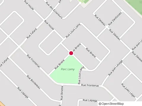 Location of Bcs Excavation at 1168 Rue Louis-Lamy, Trois-Rivières