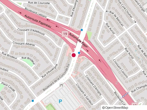 Location of Be Well With Inas at 2063 boulevard de la Concorde E, Laval
