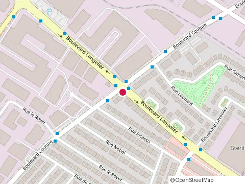 Location of Beaches Pub at 8974 boulevard Langelier, Saint-Léonard