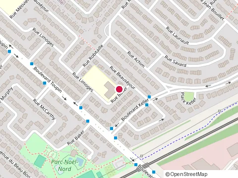 Location of Beau-Sejour Elementary School | South Building at 2681 Rue Baker, Montréal
