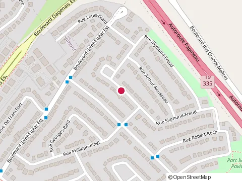 Location of Beau-Vert Laval Inc at 398 Rue Sigmund-Freud, Laval