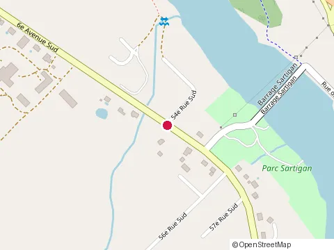Location of Beauce Acces Inc at 550 54E Rue, Saint-Georges