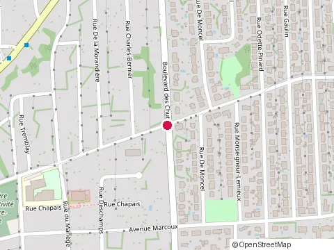 Location of Beauchamp André at 815 boulevard des Chutes, Québec