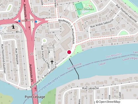 Location of Beauchamp Claude Musique at 100 boulevard J S, Terrebonne
