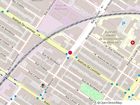 Location of Beauchamp Jean Claude at 5200 avenue de Lorimier, Montréal
