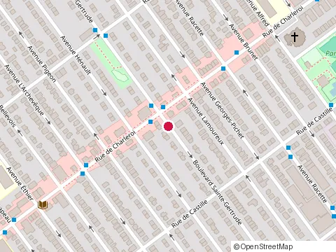 Location of Beauchamp Peintre Inc at 10911 boulevard Sainte-Gertrude, Montréal-Nord