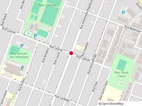 Location of Bec Faim at 433 Rue King George, Longueuil