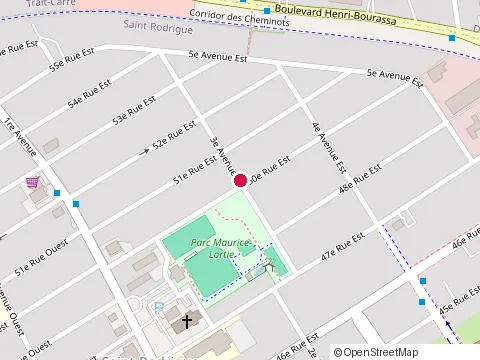 Location of Bedal Construction Inc. at 4860 3E Avenue E, Québec