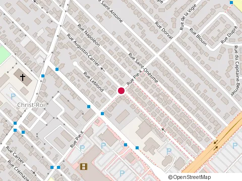 Location of Begin & Associes at 80 Rue Augustin-Carrier, Lévis