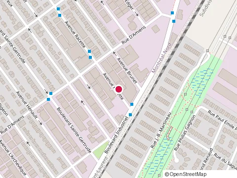 Location of Belair Nova at 10601 Rue Racette, Montréal