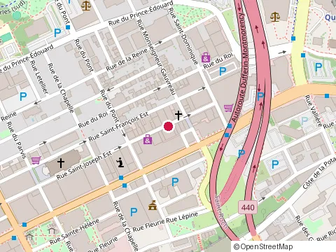 Location of Belanger Jules at 764 Rue Saint-Joseph E # 304, Québec