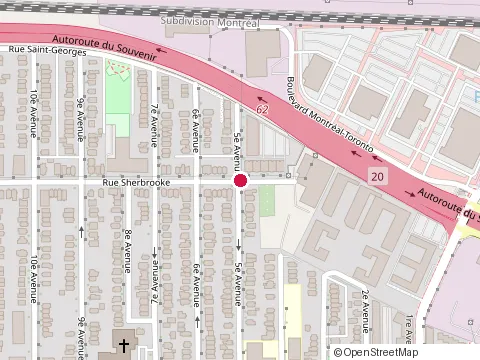 Location of Belifix Construction at 470 Rue Sherbrooke, Lachine