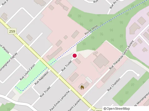 Location of Beliveau Marc at 625 Rue de Monseigneur-Courchesne, Nicolet