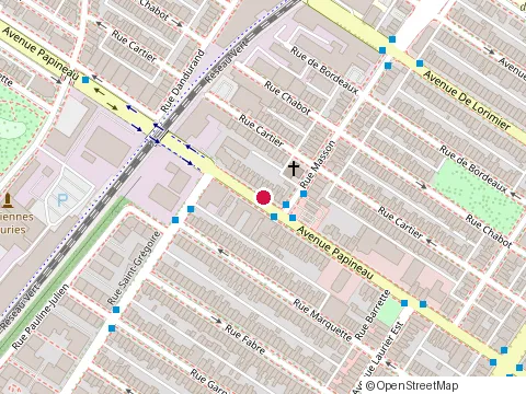 Location of Bella Traiteur at 5151 avenue Papineau, Montréal