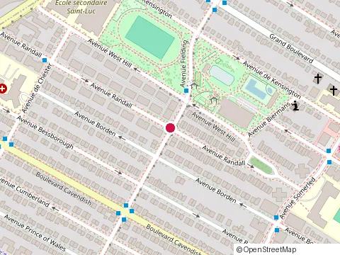 Location of Belle l'Erba Extermination at 5053 avenue Randall, Montréal