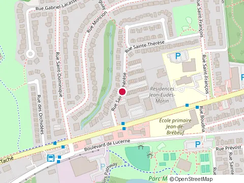 Location of Belle Terre at 39 Rue Sainte-Therese, Gatineau