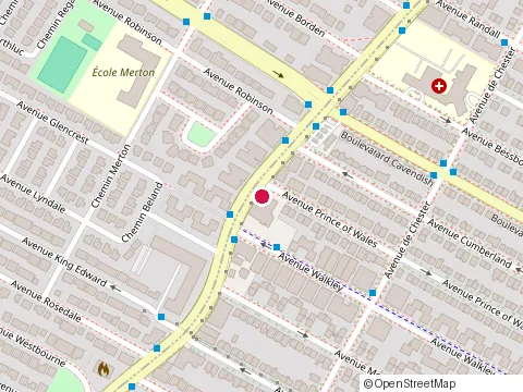 Location of Bellemaison Inc at 1406-6595 chemin de la Côte-Saint-Luc, Côte Saint-Luc