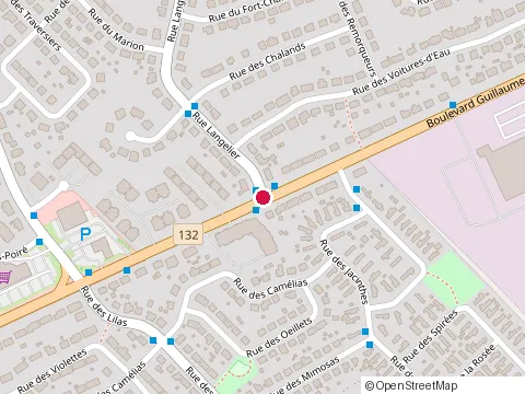 Location of Bellerive Asf at 8020 Boulevard Guillaume-Couture, Lévis