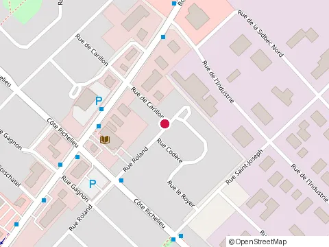Location of Bellerive Michel & Fils Excavations Inc at 5500 Rue Roland, Trois-Rivières