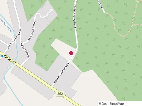 Location of Bellerive Robert at 2 du Balcon Vert Cte, Baie-Saint-Paul