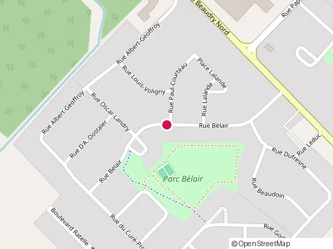 Location of Bellerose Asphalte Inc at 1085 Rue Bélair, Joliette