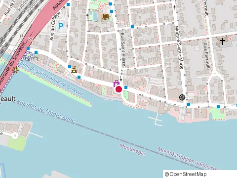 Location of Bellevue Resto-Grill at 102 Sainte Anne St, Sainte-Anne-de-Bellevue