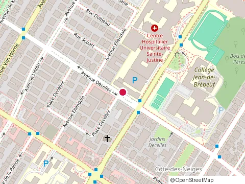 Location of Ben Achour Chokri at 5757 avenue Decelles, Montréal