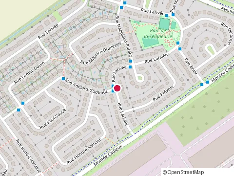 Location of Benoit Beaudry Maitre at Delorme 49 Rue, Vaudreuil-Dorion