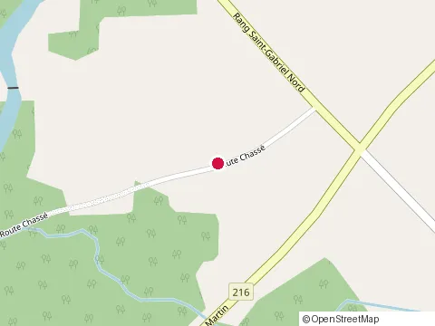 Location of Benoit Landry Foundations Inc. at 1209 route Chassé, Sainte-Marie