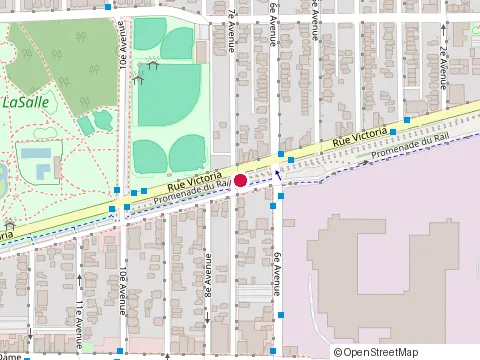 Location of Benson Construction at 350 7E Avenue, Lachine