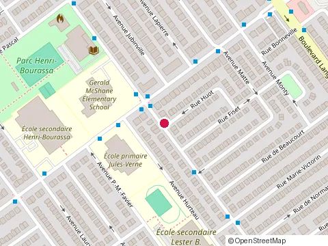 Location of Bentcostore at 6301 Rue Huot, Montréal