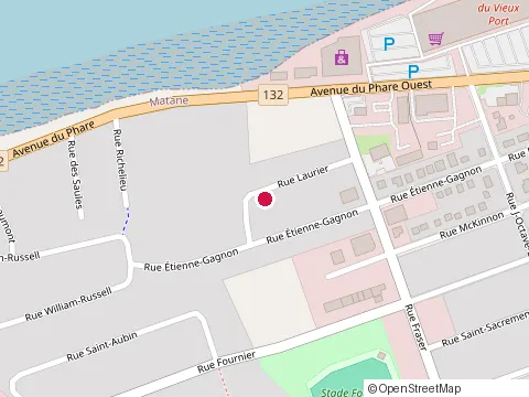 Location of Berceau de Nos Ancêtres at 1-296 Rue Laurier, Matane